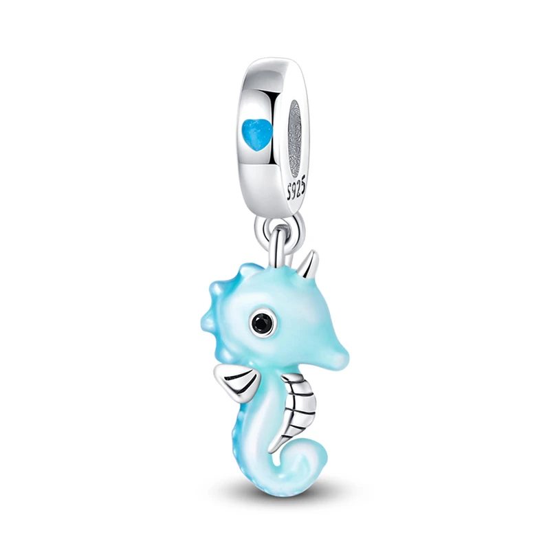 2024 neue Sterling Silber Marine Biologie Serie Delphin Muschel DIY geeignet für Pandora Armband S925 Glück Mädchen Schmuck Geschenk – Detail 39