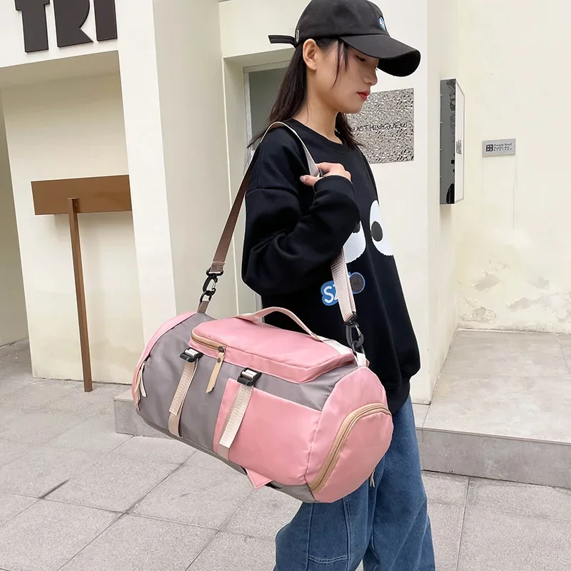 Short-distance Travel Bag for Women, Cross-shoulder, Portable Sports and Fitness Bag for Men, Wet and Dry Separate Swimming Bag