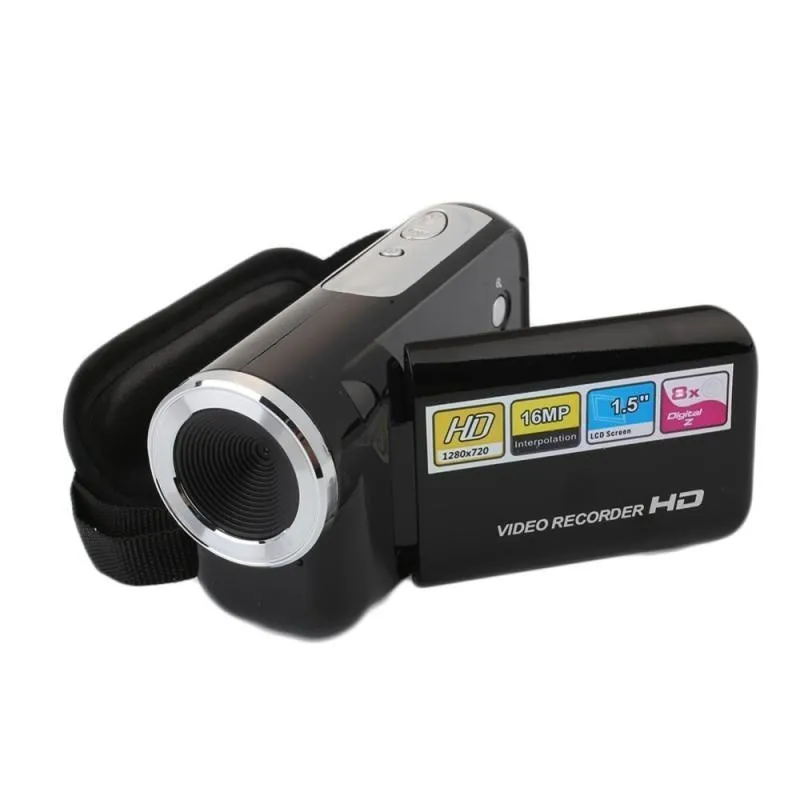 

HD Digital Video Camera Camcorder 16MP Night Vision Recording 8X Digital Zoom 2inch LCD Display Screen Handheld Mini DV Camera