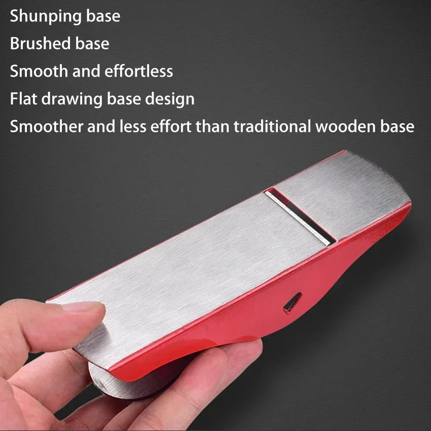 Mini Hand Plane Woodworking Iron Planer Plane Steel Bottom Edge Woodworking Electric Wood Planer Mini Iron Hand Planer, plaina