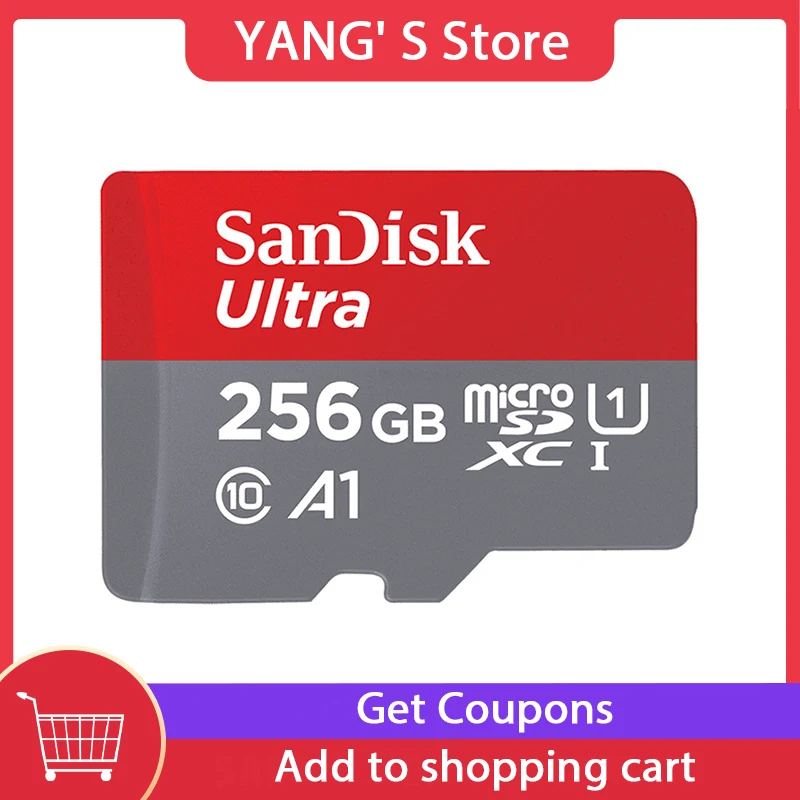 

Sandisk 128GB TF Card 64GB 16GB Micro Card 32GB Flash Card Micro SD UHS-I CARD