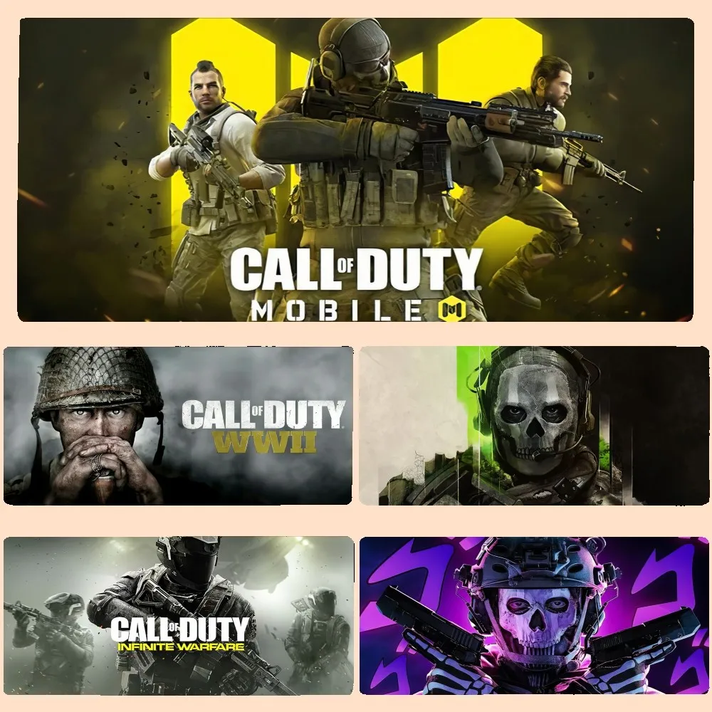 

Игровой коврик для мыши C-Call of D-Duty, большой игровой компьютерный игровой коврик для мыши и клавиатуры