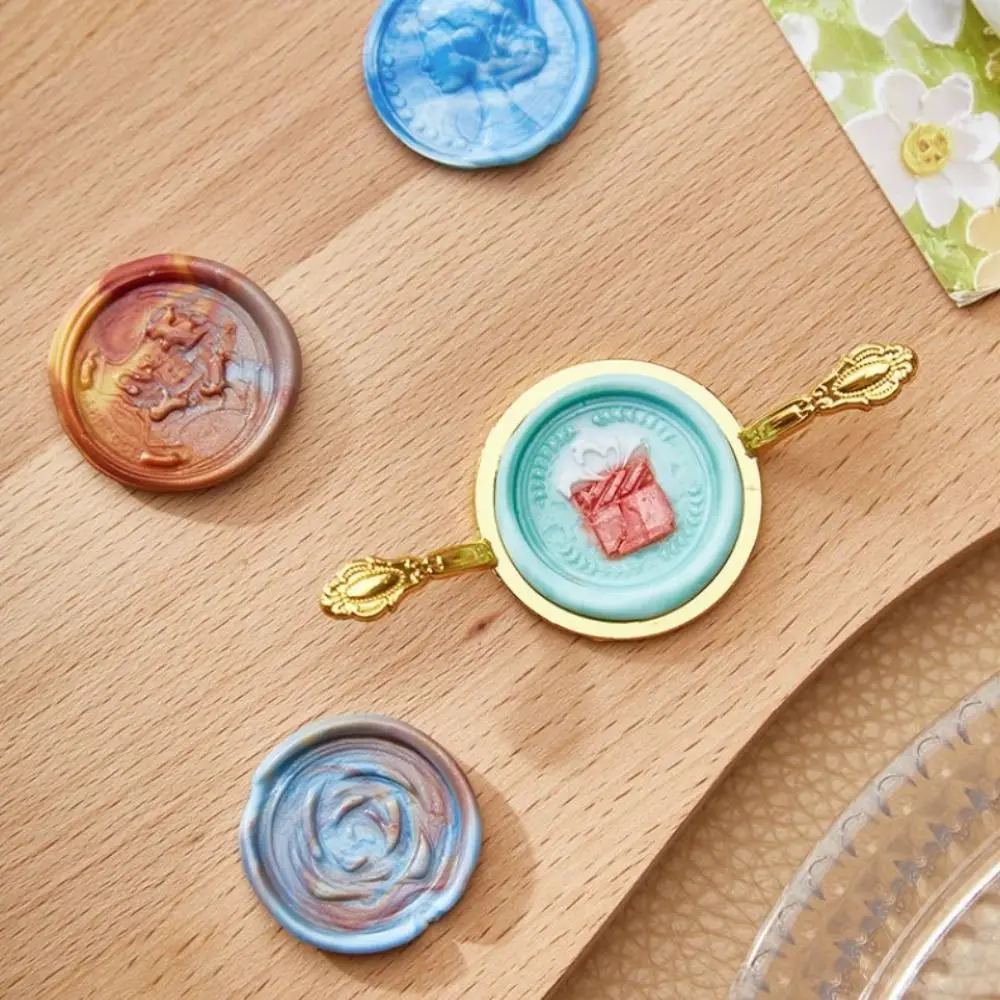 

Sealing Wax Molds Fire Lacquer Fixer Wax Ring Shape Holder Wax Sealing Shaper Sealing Wax Molds Holder Wax Seal Stamp Rings
