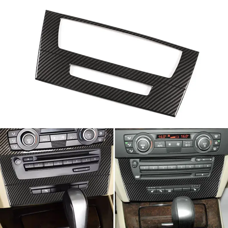 

Car-styling Center Control Air Condition Volume Knob CD Control Panel Frame Cover Trim For BMW 3 Series E90 E92 E93 2005 - 2012