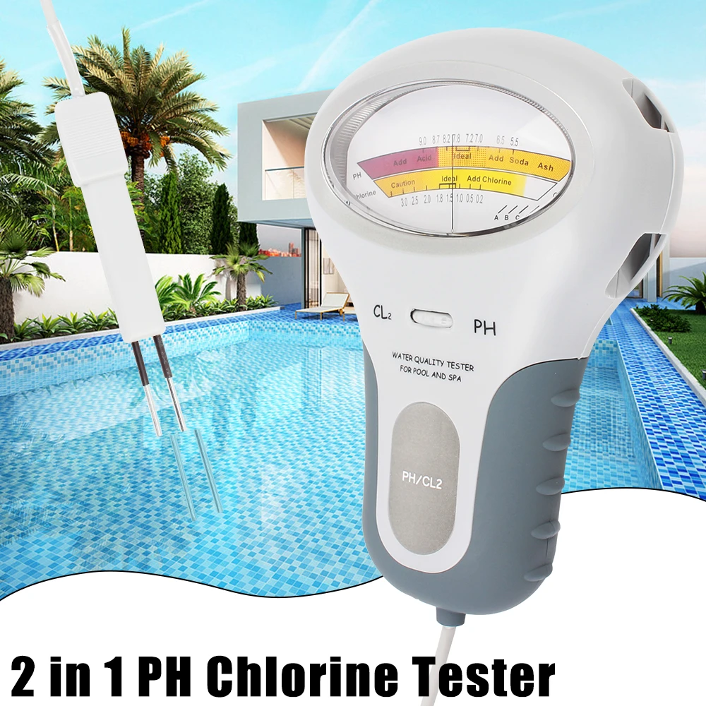 Water Quality Testing Device Chlorine Tester Ph Chlorine Meter For