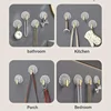 4pcs/set Multipurpose Shell Shape Hook Wall Hanging Hooks Self Adhesive Storage Hook For Bathroom Kitchen Bedroom Key Decor 5