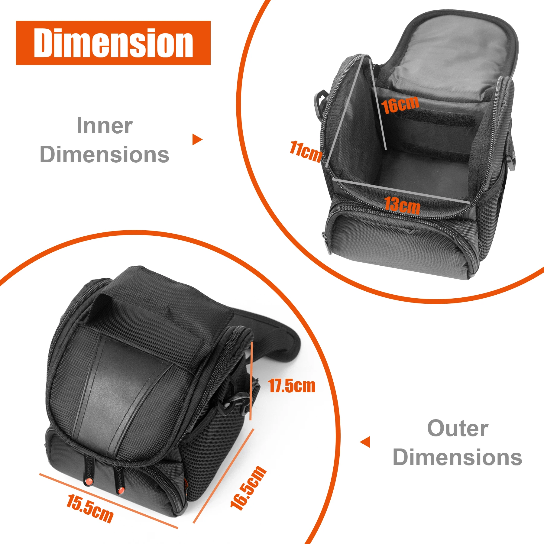R1 Für Canon Nikon Sony Kamera-Zubehör Rucksack Kameratasche Fotografie Schutztasche für Kamera und Video DSLR-Kameratasche – Detail 7