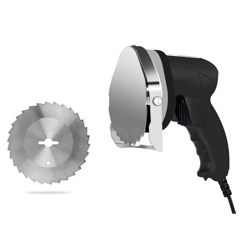 VEVOR Coltello Elettrico Shawarma Senza Fili - 80W, Acciaio Inox, Lame Φ100mm, Spessore Regolabile 0-8mm - Foto 10