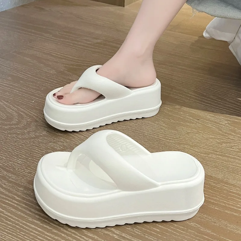 Women's Summer Platform Slippers Soft Non-slip Outdoor Home