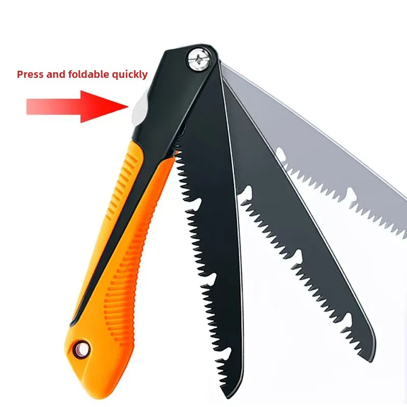 8-Inch Folding Hand Saw with Ergonomic Non-Slip Grip for Wood PVC Camping Gardening Hunting folding saw hand saw