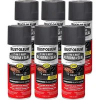 344763-4PK Automotive 2-in-1 Rust Reform & Seal, Quart, Black, 32 Fl Oz (Pack of 4) 2