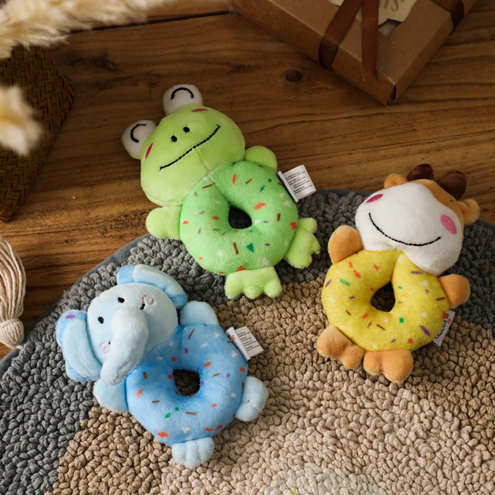 

Newborn Cartoon Animal Plush Wrist Strap Rattle Baby Toys 0-12 Months Rattle Mobile Bell Infant Toddler Early Educational Toys