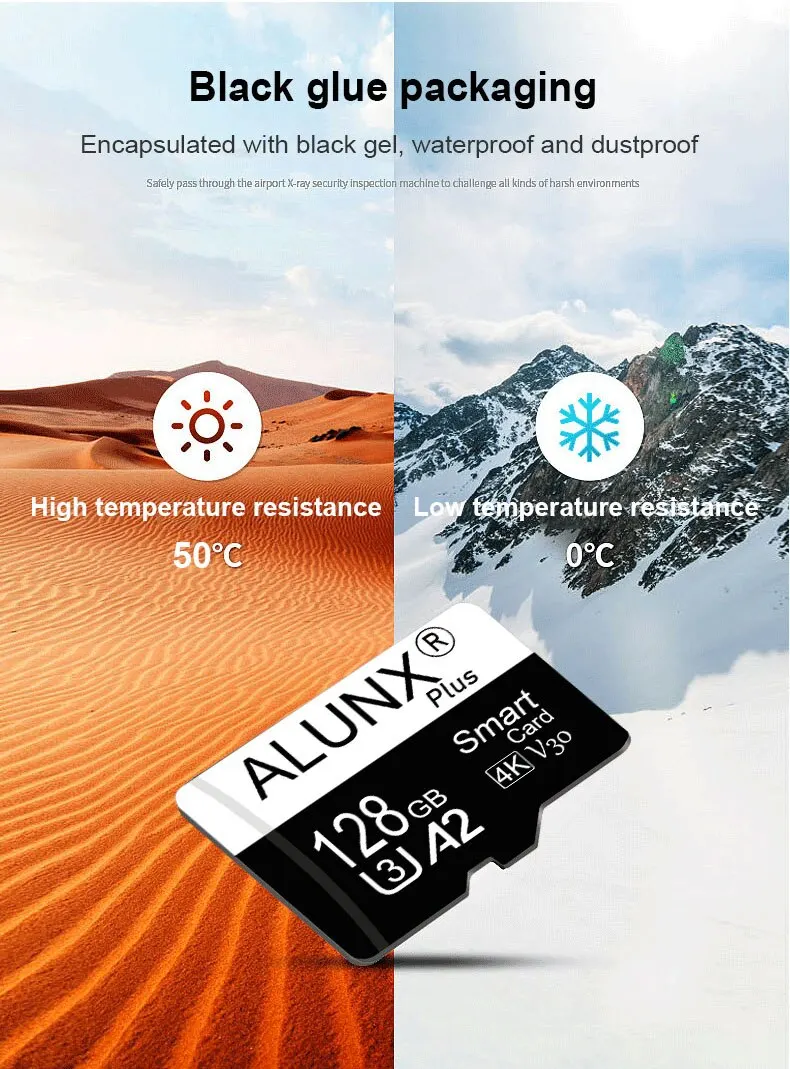 CLASS ALUNX 마이크로 TF SD 카드, 플래시 클래스 10 지지대 휴대폰 UAV 기타 카드 리더, 128GB, 64GB, 32GB, 16GB, 8G 메모리 카드