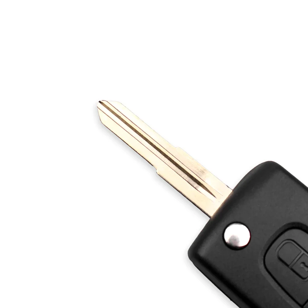 KEYYOU Flip Remote Key Case Shell Fob MIT-11R Blade For Peugeot 4007 ET 4008 For Citroen C-Crosser C4 Aircross CE1731 2 Buttons key case,car key shell,car remote key,car key,key shell