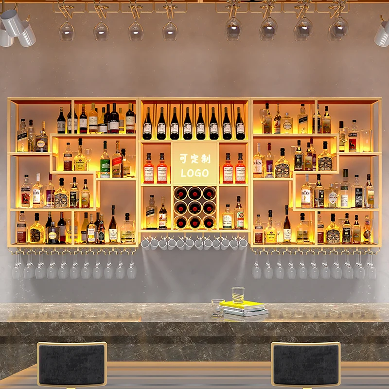 

Уникальный домашний винный шкаф в золотом Европейском стиле, демонстрационные витрины, оборудование для гостиничного шкафа, мебель для хранения в баре