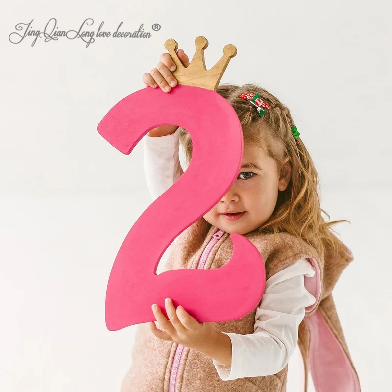 

Custom Girl or boy birthday party sign, wooden Photo Prop, baby, kid or toddler photo prop, large number first birthday decor si