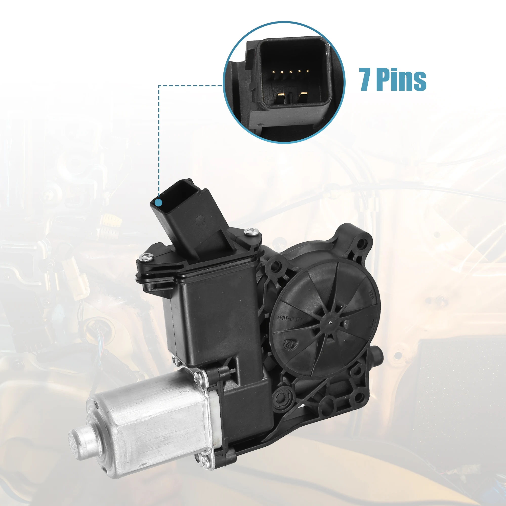 Power Window Lift Motor For Buick LaCrosse / Allure 2010-2016 - Front Right Passenger Side, With Express Up/Down