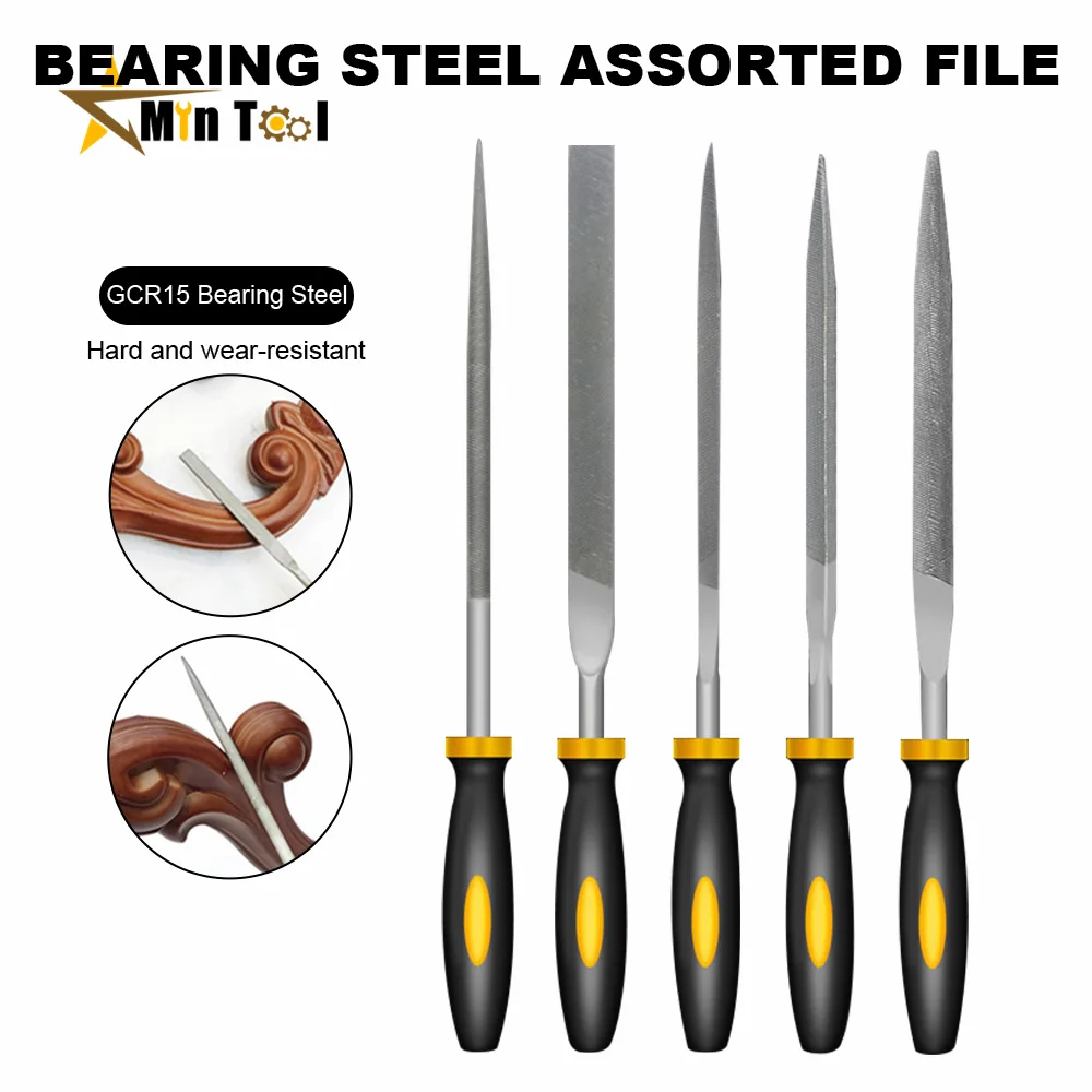 Metal Rasp Needle Files Set Wood Carving Tools for Steel Rasp Needle