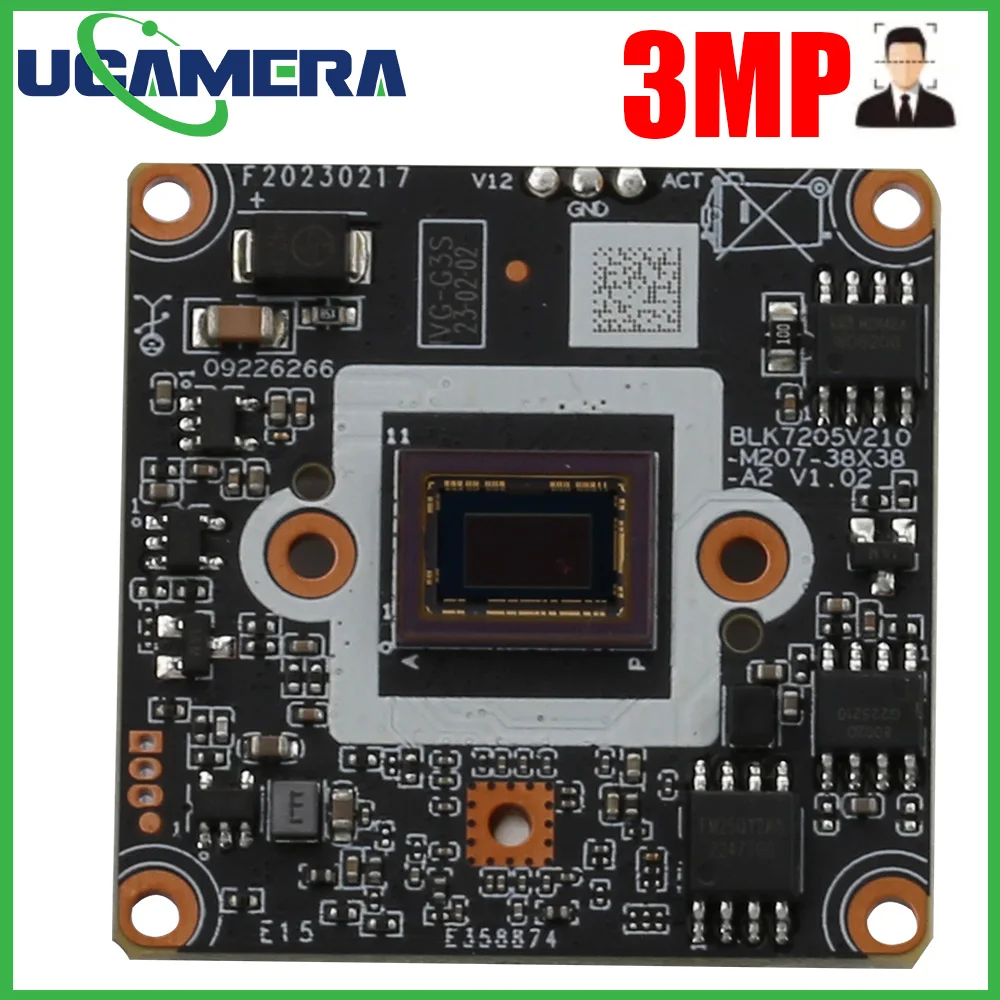 

3MP 1080P IP Camera Module Imx307Lqr Goke Gk7205V210 Smart Home Webcam Face Detection Alarm Input Surveillance Camera