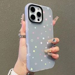 Cute Colorful Star Phone Case Cover - Galaxy S26+ (Black)