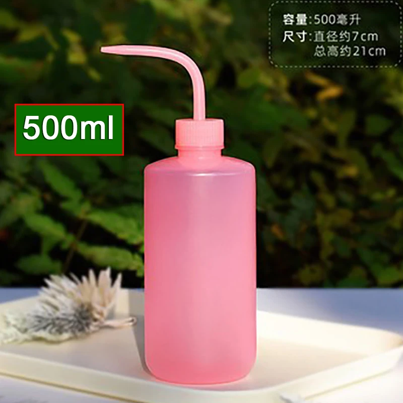1 Pcs Watering Pot 150/250/500/1000ml Long Curved Meat Transparent Water Bottle Liquid Container Spray Bottle Kettle Watering 