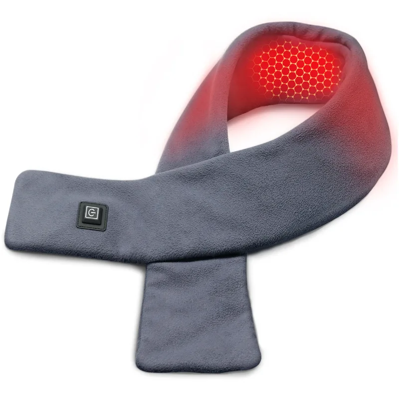 

Graphene Neck Heating Pad Tourmaline Far infrared Cordless Heating Pad for Neck Pain Heated Scarf Wrap Soft Fleece
