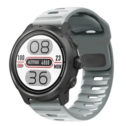 Versatile Silicone Sport Band - 20mm/22mm Wristband Strap - 22MM COROS APEX Pro (Blue Gray)