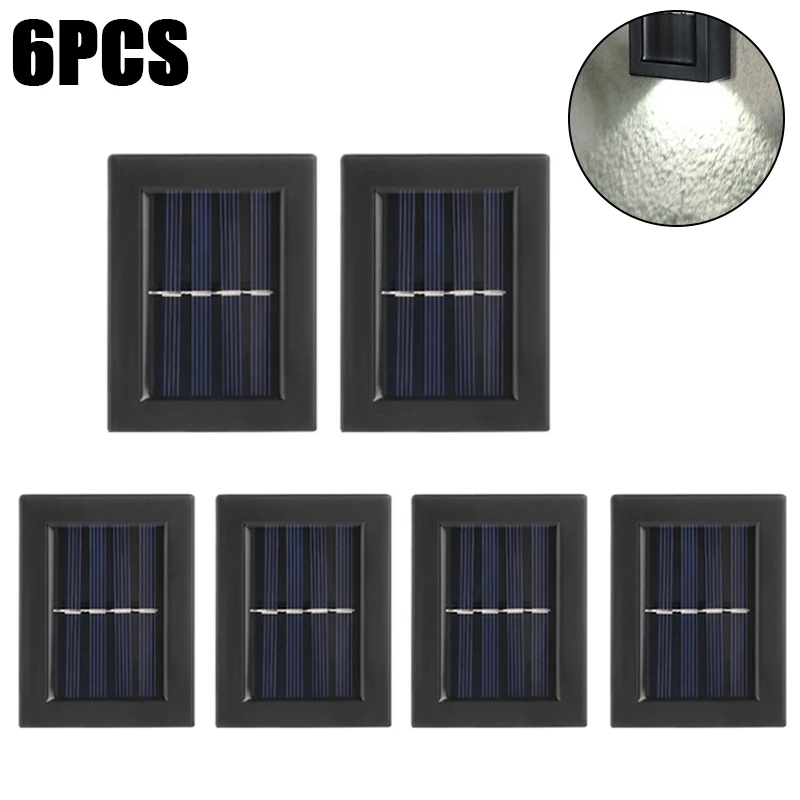 1-20LED Solar Wall Lamp Outdoor Waterproof Up and Down Luminou Lighting Garden Decoration Solar Light Stairs Fence Sunlight Lamp solar flood lights outdoor Solar Lamps