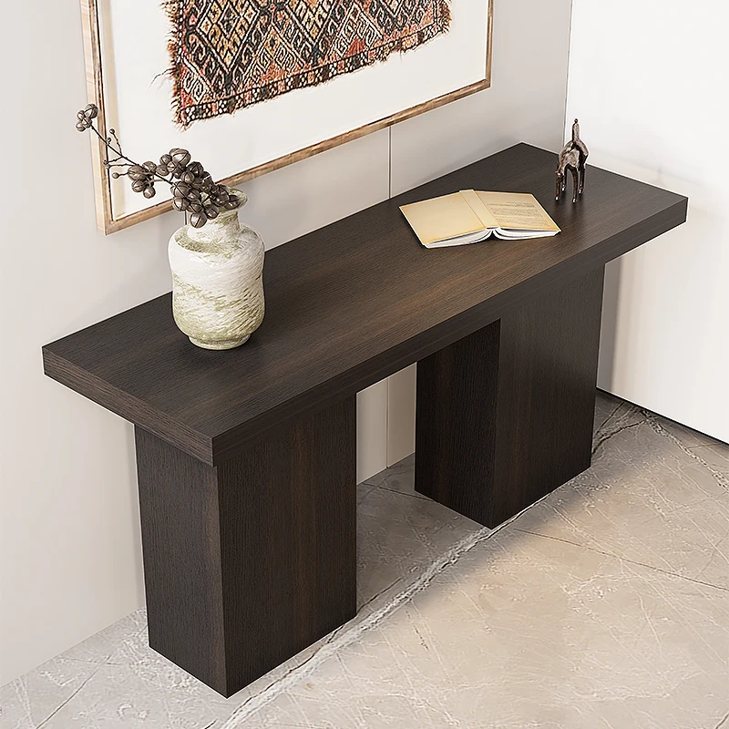 Tavoli Console di Lusso per Decorazione, Design Moderno e Semplice, Tavoli Console Creativi, Estetica Vintage, Mesa Consola per Soggiorno - immagine 4