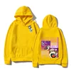 Autumn and Winter Casual Fashion Men Women Sweatshirt Kanye West Graduation Bear Reversible Printed Hooded Sweatshirt 3