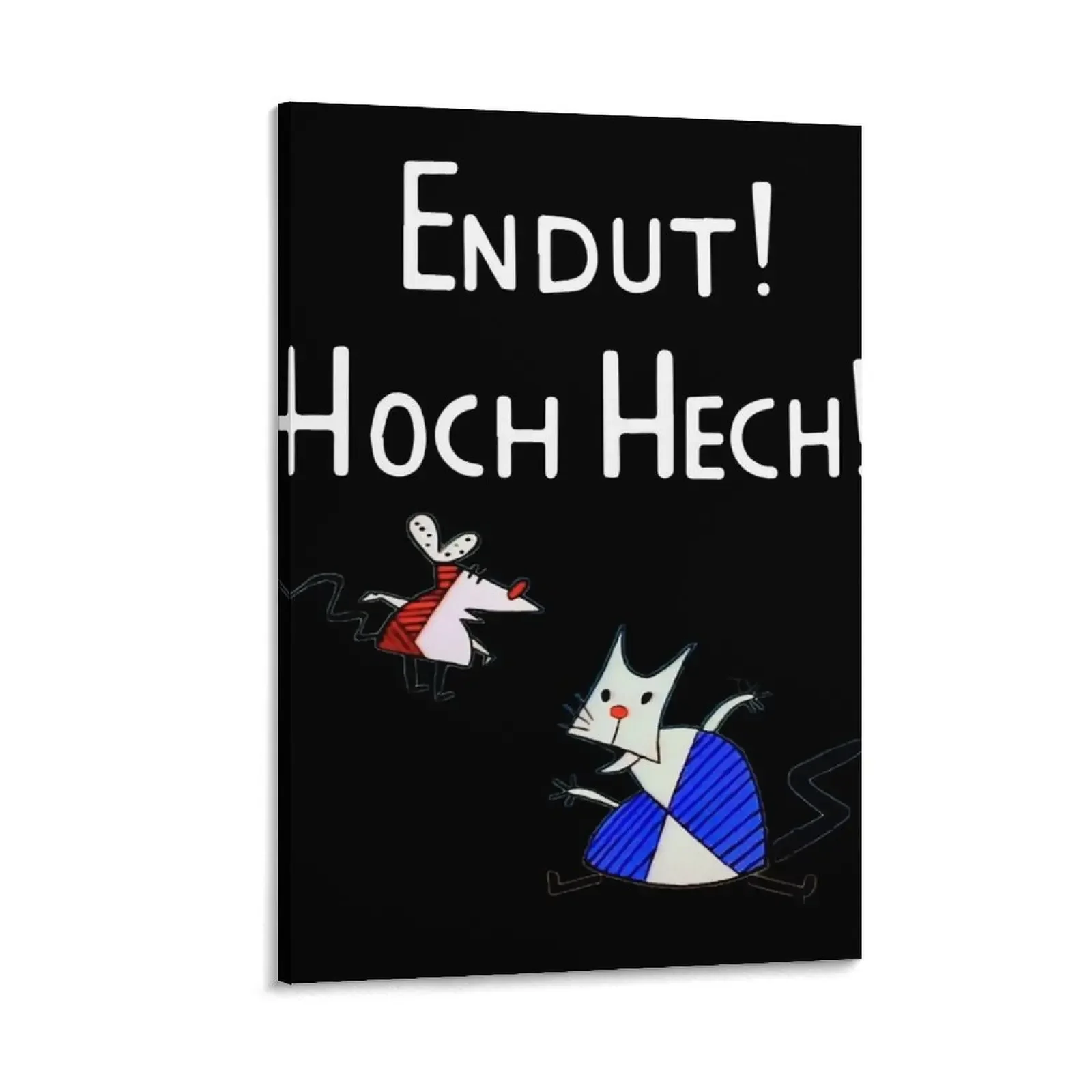 

Hoch Hech white text Canvas Painting stickers & posters modern home decoration home decor interior