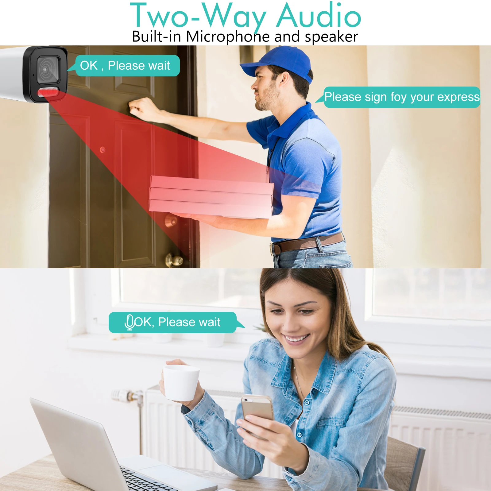 Gadinan 10CH CCTV Security Camera System IP Poe Home Face Video Surveillance 4K 4Mp 8Mp Kit Two Way Audio Ai Outdoor XMEye APP 3