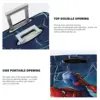 Spider Man Web Shooting Leap Poster Suitcase Cover Business Protection Flight Strectch Luggage Accesories 4