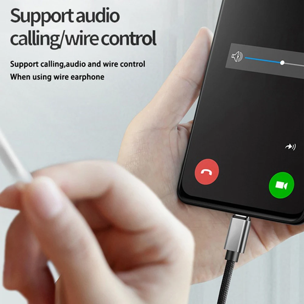 모토로라 USB 타입 C - 3.5mm AUX 어댑터 3.5 잭 DAC 오디오 이어폰 케이블 (모토 엣지 70, 60, 레이저 50 울트라, S50, S30 프로, G77 호환)