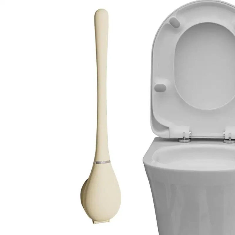 

Toilet Bowl Brush Toilet Brush Without Dead Angle Silicone Toilet Brush With Quick Drying Holder Set For Bathroom Toilet