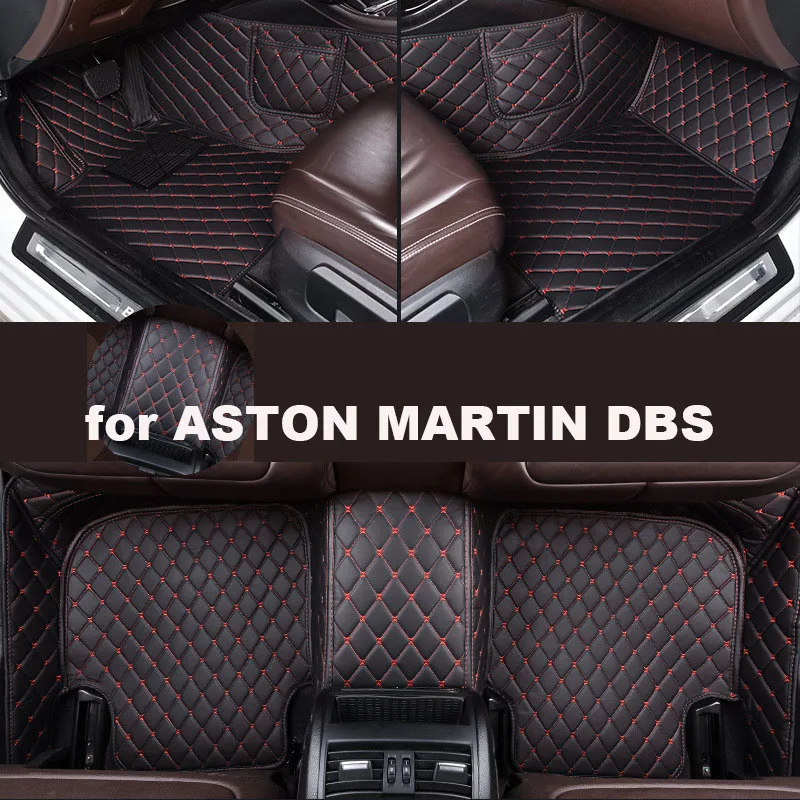 

Autohome Car Floor Mats For ASTON MARTIN DBS 2011-2017 Year Upgraded Version Foot Coche Accessories Carpetscustomized