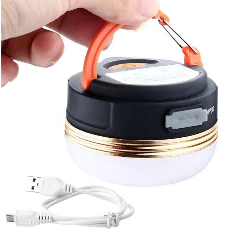 Camping Light Camping Lamp Camping Lantern 300Lumens 3W LED Outdoor Mini Waterproof USB Rechargeable