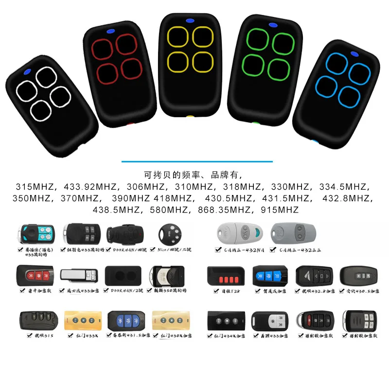 250-915 ميجا هرتز متعدد التردد التحكم عن بعد نسخة...