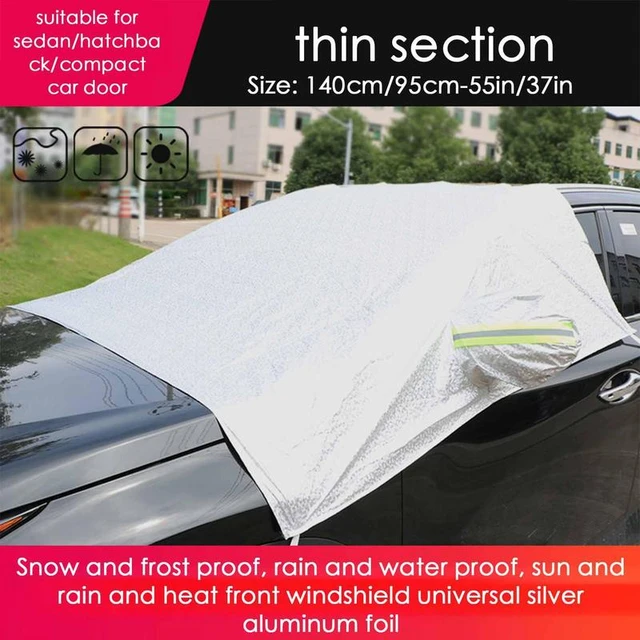 Car Windshield Snow Cover Winter Ice Frost Guard Sunshade Protector -  AliExpress