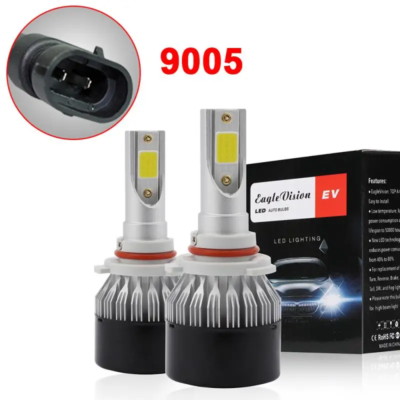 

Arrivals Car Lights Bulbs LED H4 H7 9003 HB2 H11 LED H1 H3 H8 H9 880 9005 9006 H13 9004 9007 Auto Headlights 12V Led Light