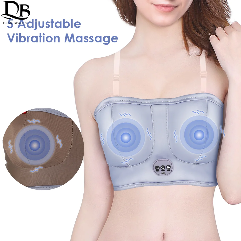 Breast Massage Bra Vibration Massager Breast Enhancement Instrument Breast Heating Stimulator Vibrating Nipples Massager - Breast Massage Instrument - AliExpress