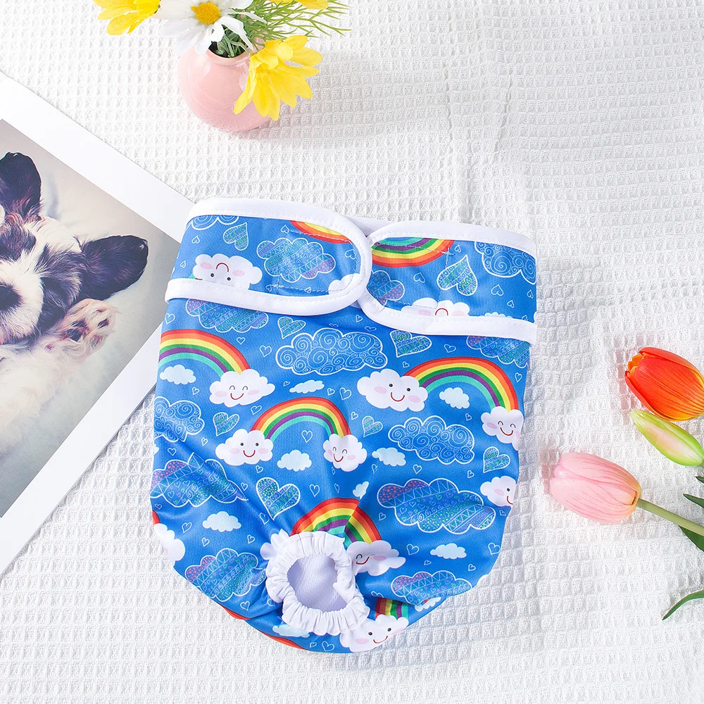1pc Washable Female Dog Diapers Doggie Reusable Small Medium Large Dog Diapers Doggy Puppy Female in Period dog diapers pet diapers dog nappies