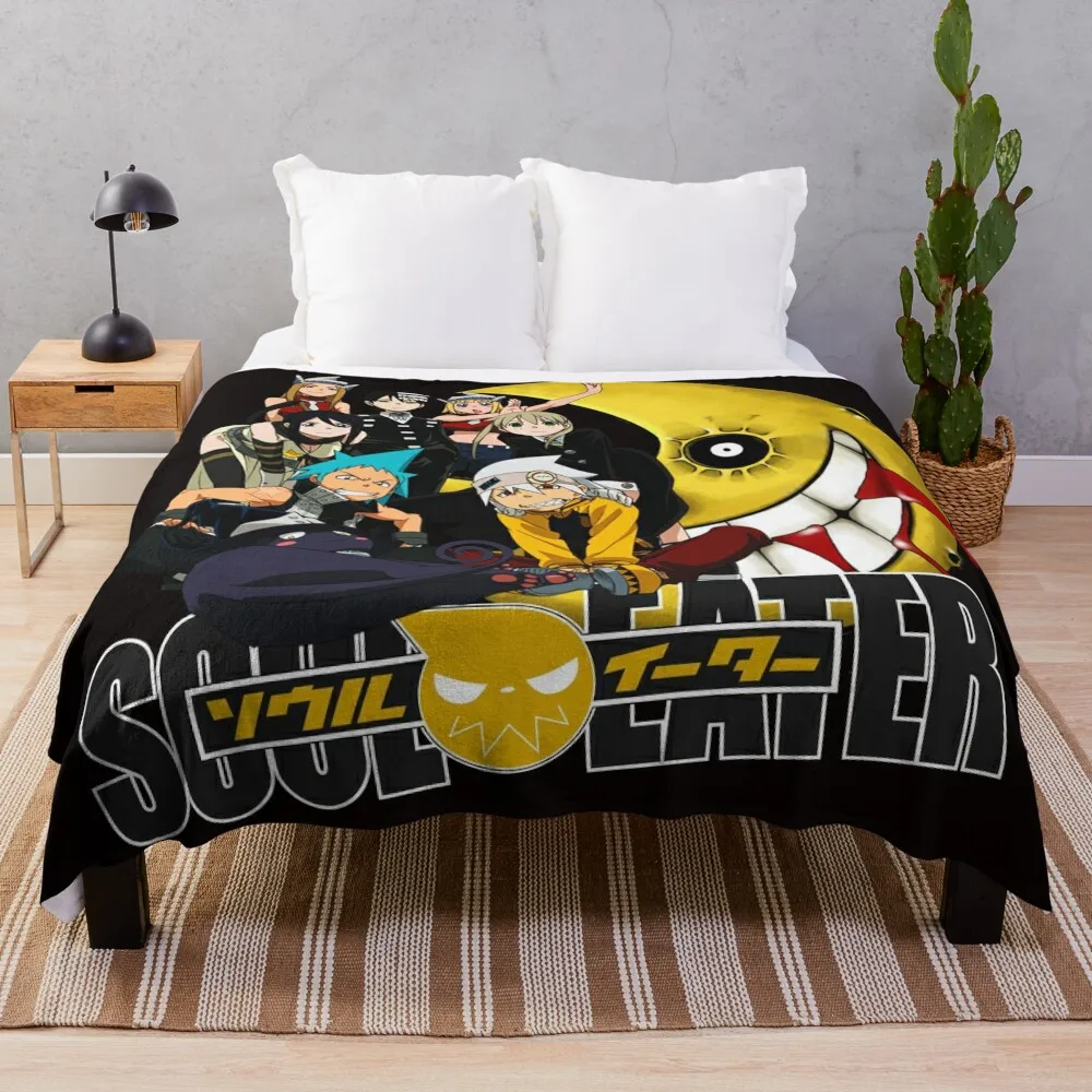 

Soul Eater Anime Throw Blanket Blankets For Sofas For Sofa Thin blankets and throws Plaid on the sofa