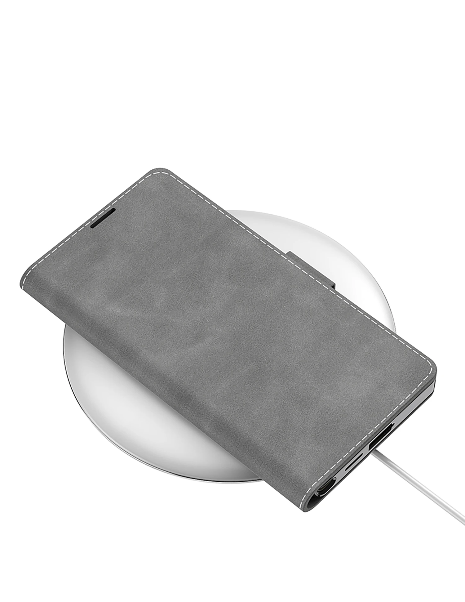 Elegant PU Leather Matte Wallet Phone Case with Card Holder & Magnetic Closure - All-Inclusive Skin Feel