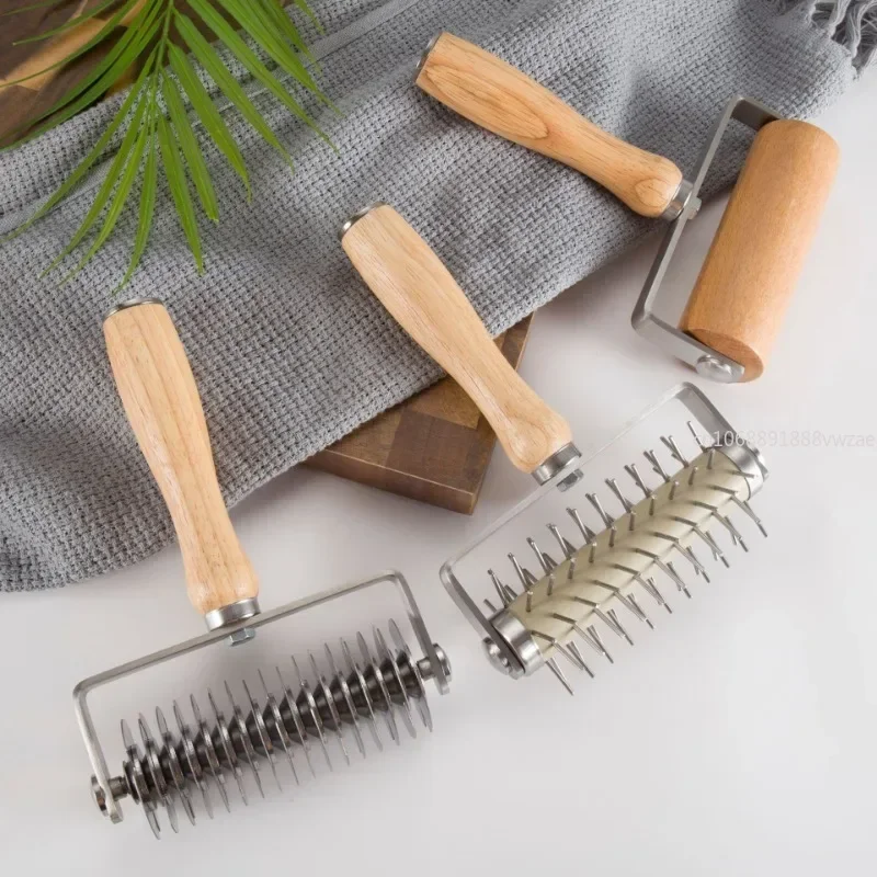 Pizza Dough Roller Creative Baking Tools Pizza Dough Hole Maker Pin Puncher for Cookie Cake Pie Pastry Bread Accessories