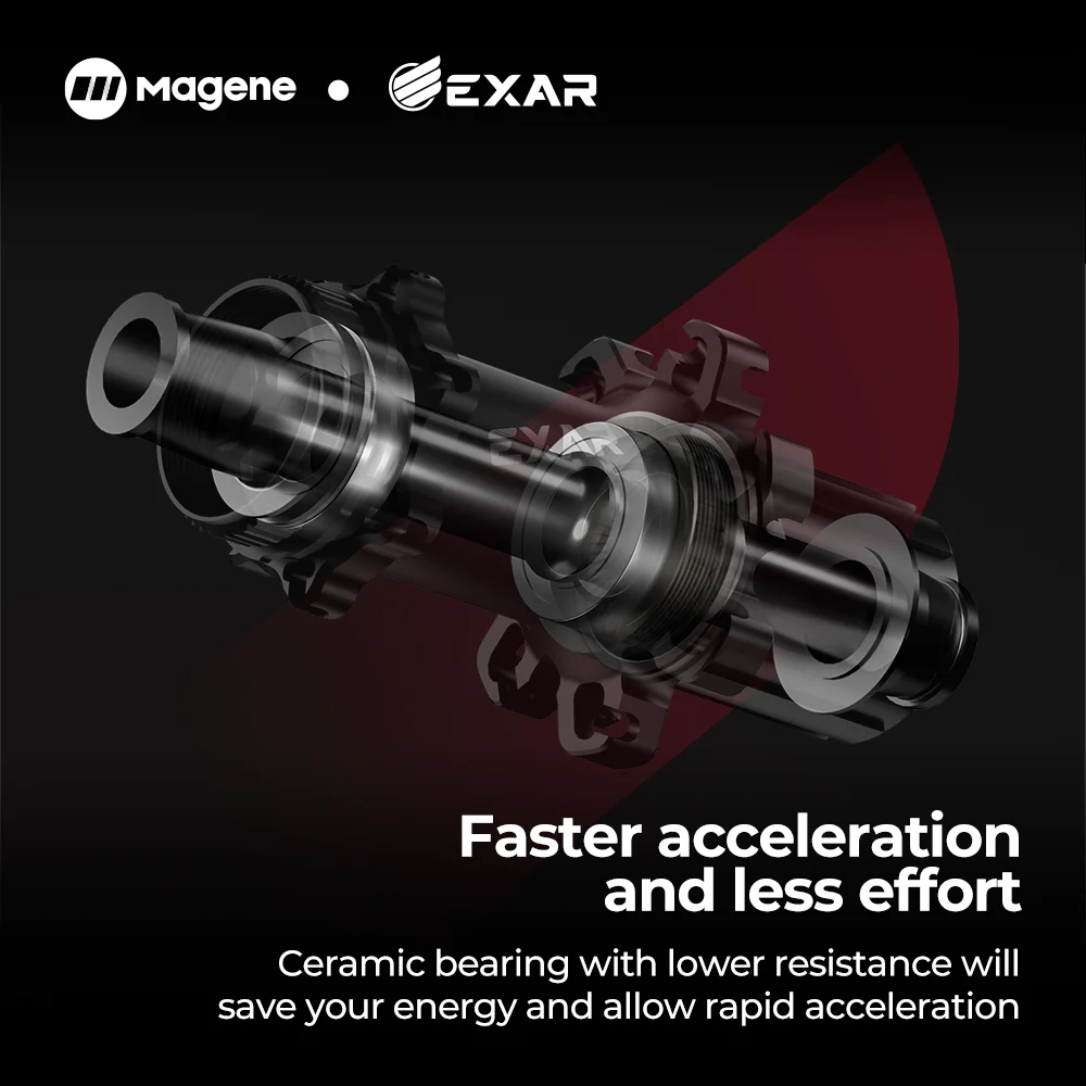Carbon Fiber Wheelset Ultra Series Integral Front Rear Wheels Inertia Stability Ceramic Bearing Flat Engagement Ratchet