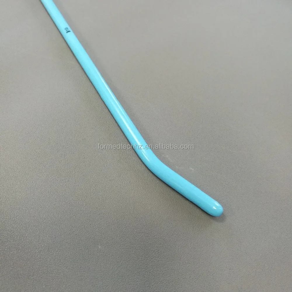General medical supplier PE material endotracheal tube bougie introducer curved tip