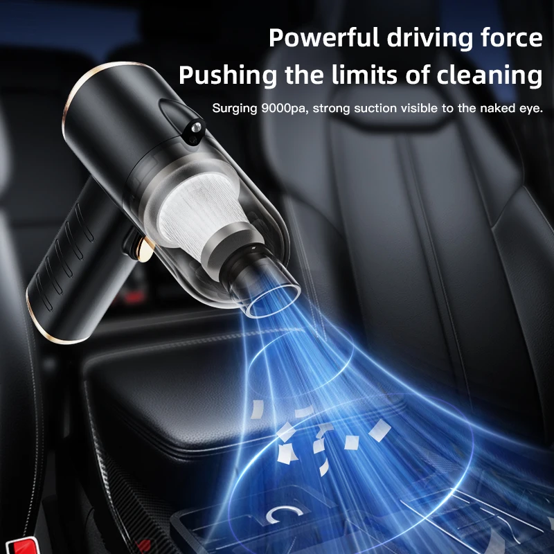 Q818 New Model Hot Sale Small Portable Wireless Vacuum Cleaner With Lighting High Power Car Home Dual-purpose Vacuum Cleaner