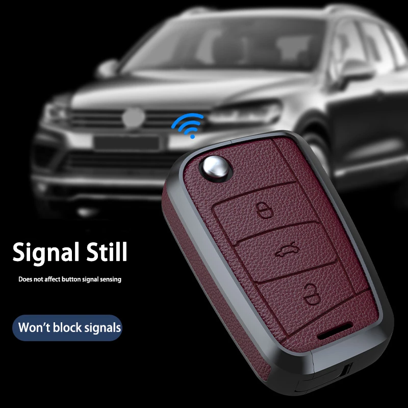 

Car key case shell For Volkswagen for VW TIGUAN Golf for Skoda for Jetta Octavia Auto Keychain Accessories