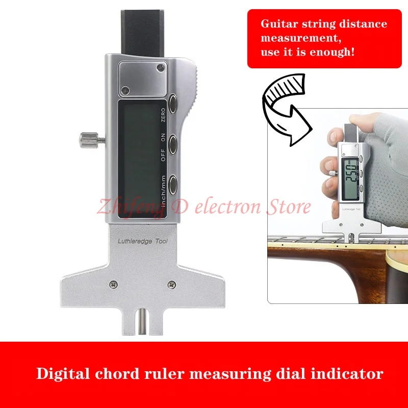 Guitar digital display string gauge, string height measurement dial ...